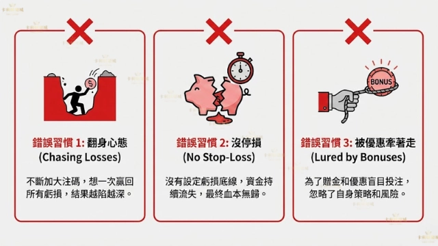 娛樂城新手必看的3大輸錢原因：停損點設定與理性博弈觀念