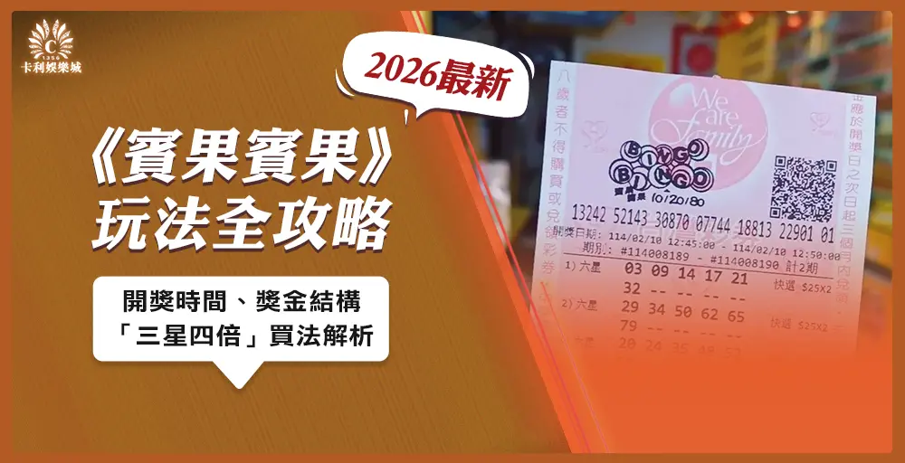 2026 賓果賓果玩法全攻略:開獎時間、獎金結構與熱門「三星四倍」買法解析