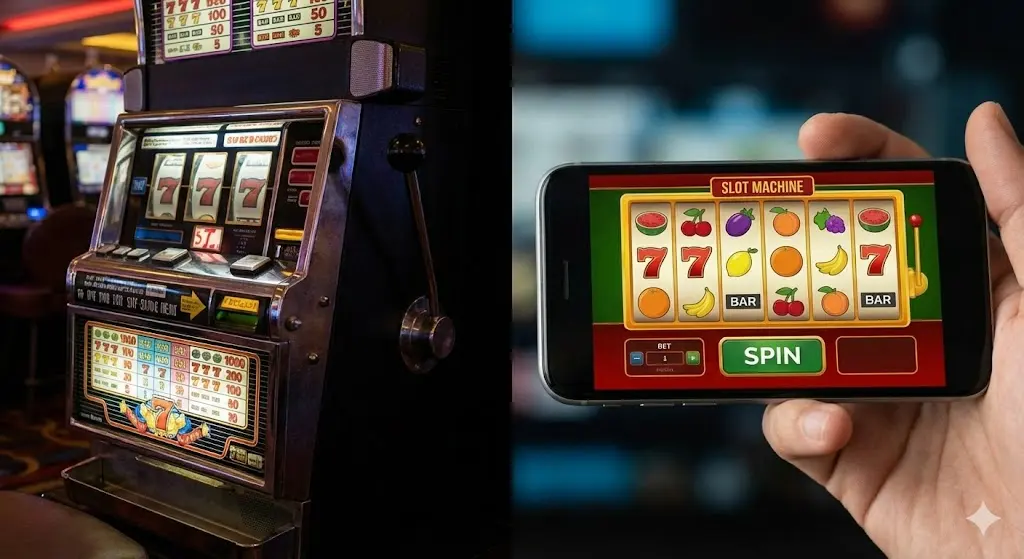老虎機與線上老虎機有什麼不同？